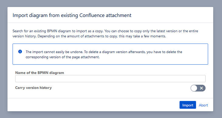 Import Process Model from Confluence Page