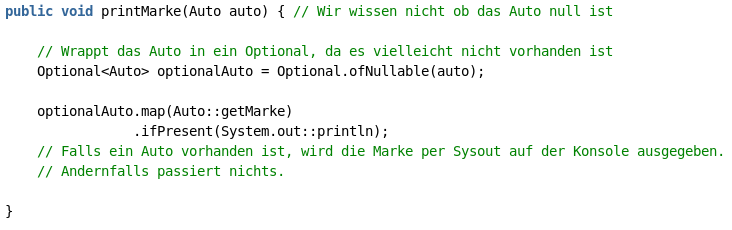 Java Optionals