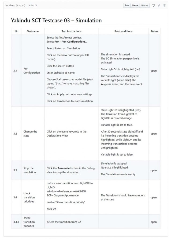 automatisierter testfall